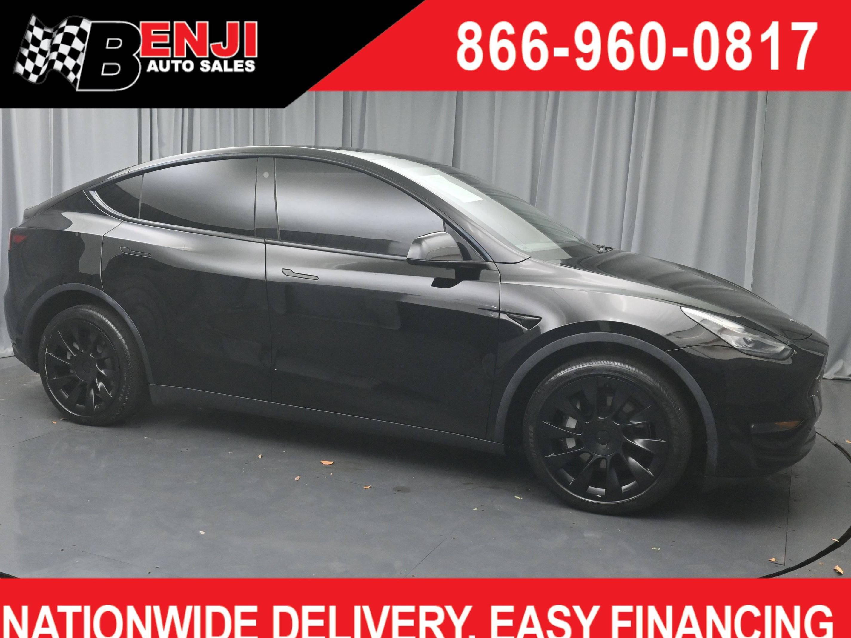 TESLA MODEL Y 2021 5YJYGDEE0MF129664 image